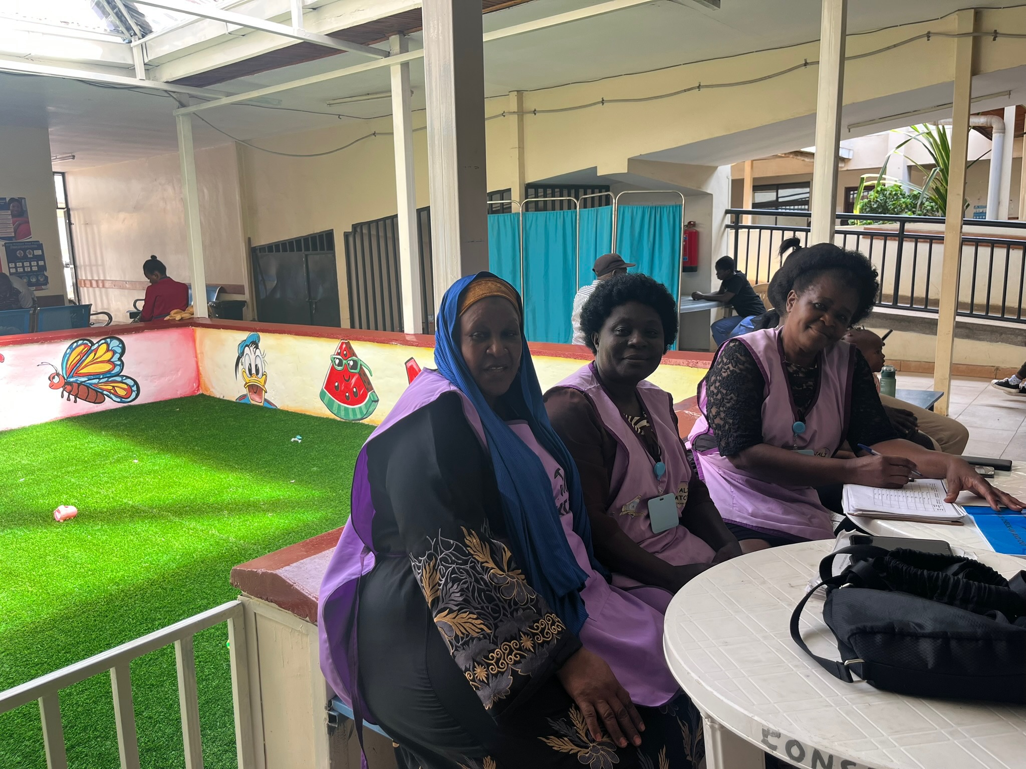 Childcare workers at Jali Watoto center